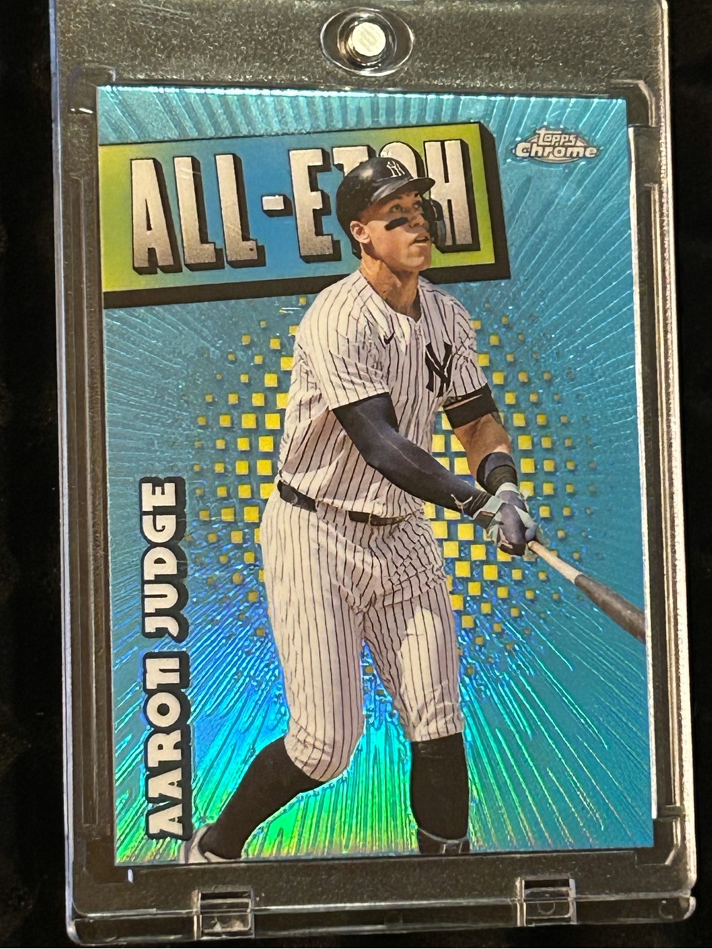 Aaron Judge 2025 Topps Chrome Baseball-Blue-All-ETCH